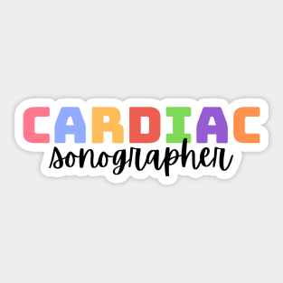 Cardiac Sonographer Sticker